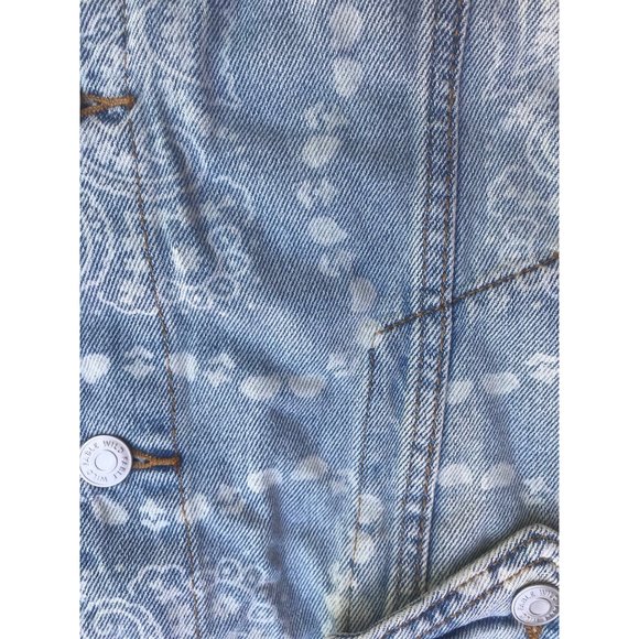 Denim Jean Trucker Boho Jacket Wild Fable NWT Size XL - Picture 4 of 6
